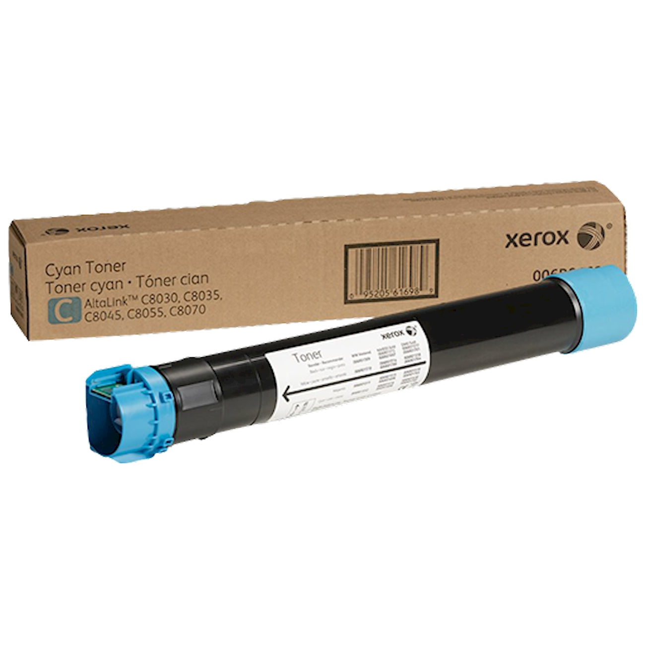 Toner Xerox 006R01698   - Originale - Ciano da 15.000 pagine per AltaLink C8030, C8035, C8045, C8055, C8070, EC8036, EC8056