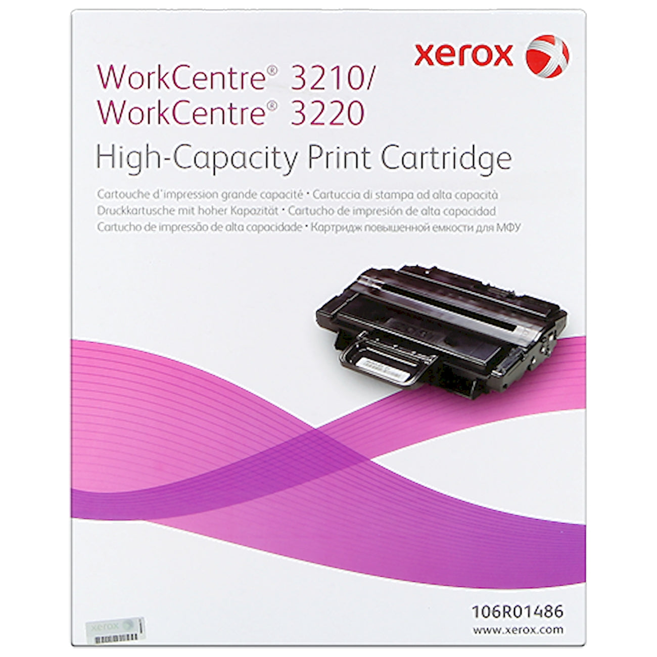 Toner Xerox 106R01486   - Originale - Nero da 4.100 pagine per WorkCentre 3210, 3220