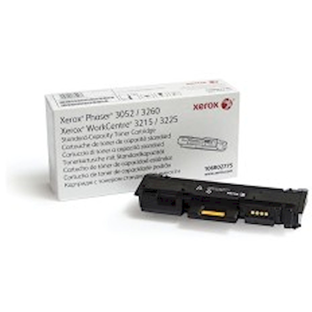 Toner Xerox 106R02775   - Originale - Nero da 1.500 pagine per Phaser 6020, 6022, WorkCentre 6025, 6027