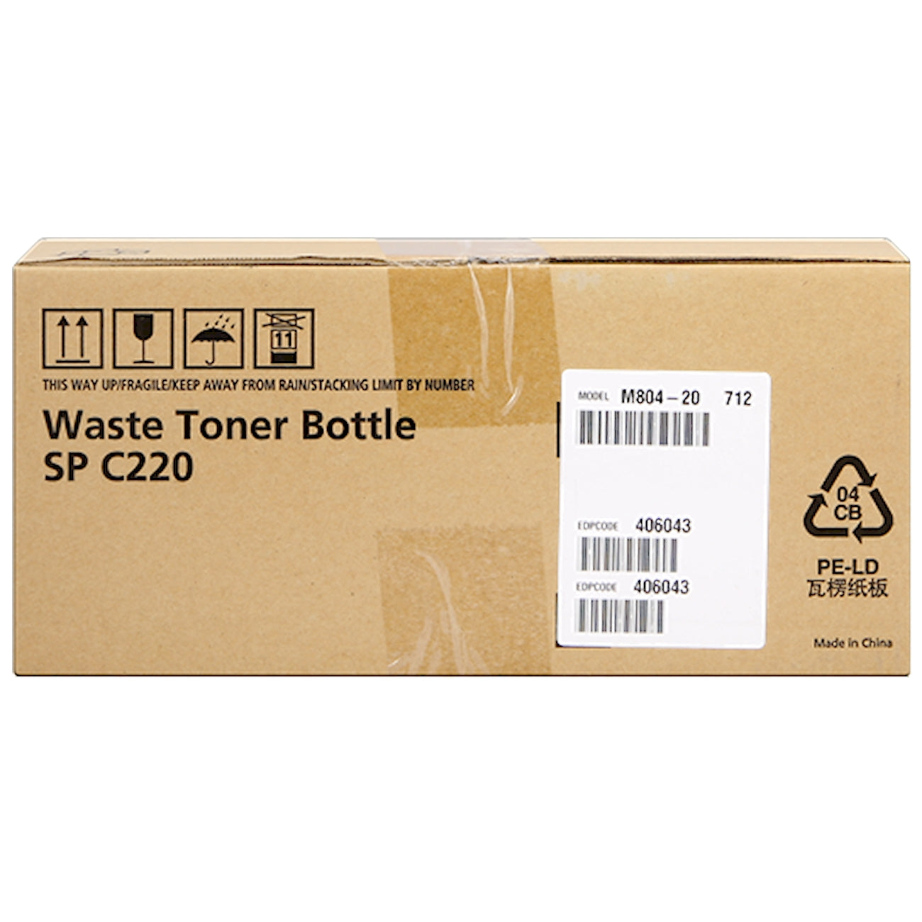 Vaschetta Ricoh 406043   - Originale - Nero da 25.000 pagine per SP C220, C221, C222, C231, C232, C240, C242, C252, C260, C261, C262, M C250, M C251, P C300, P C301, P C311
