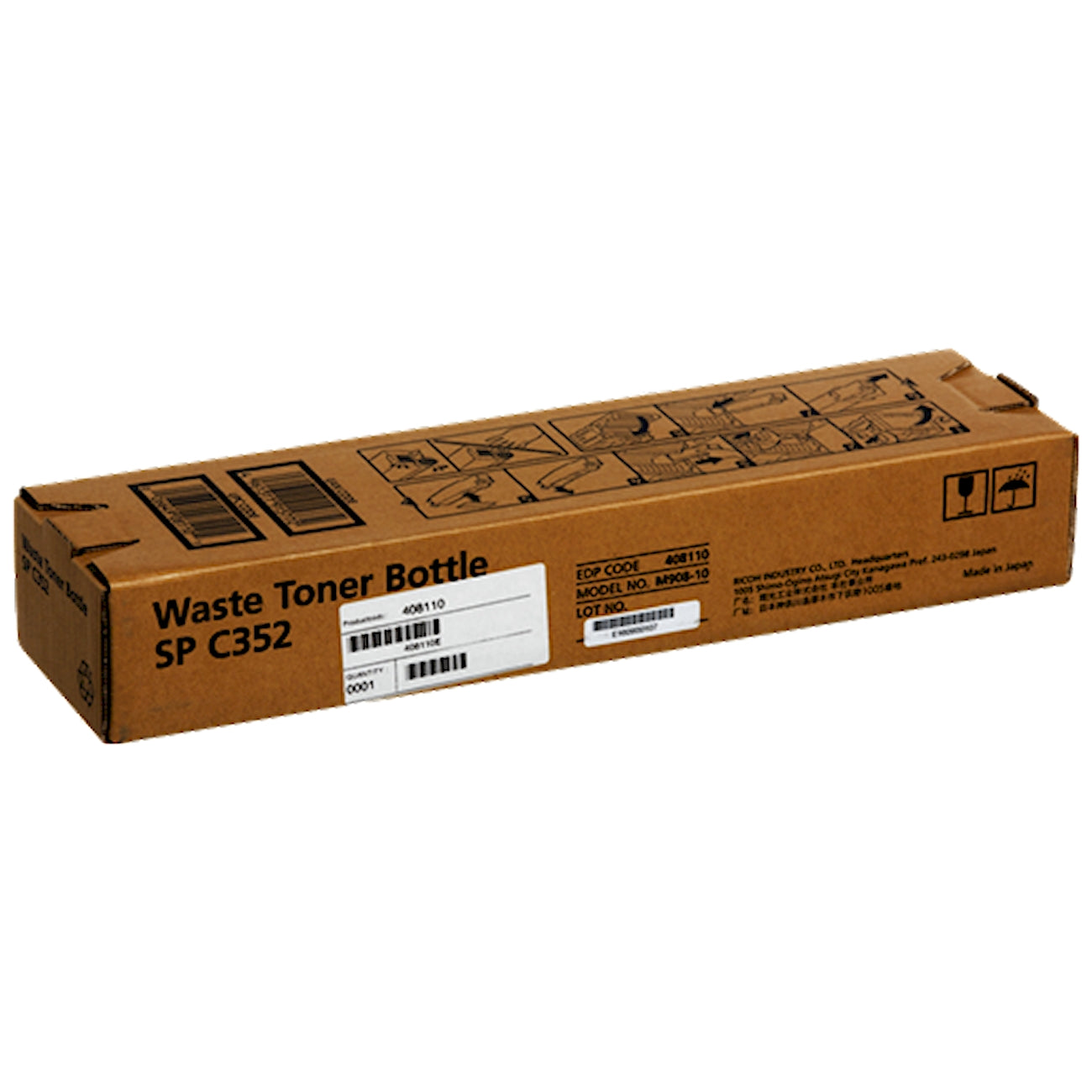 Vaschetta Ricoh 408228   - Originale - Nero da 13.000 pagine per SP C352, SP C360, SP C361