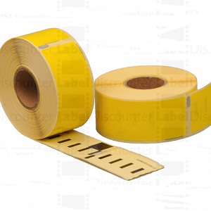 DYMO labels DYMO EL40 60 DYMO LABELWRITER 310 DYMO LABELWRITER 320 DYMO LABELWRITER 330 DYMO LABELWRITER 40 - Compatible - Yellow - W99010Y S0722370 from A4 pages