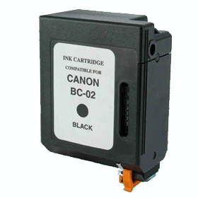 Cartuccia Canon BJ 100 200 200E 200EX 230 BJC 150 210 240 250 251 255 1000 1010 FAX B200S B310 B320 B340 B360 T - Rigenerata - Nero - BC-02 da 20mL pagine A4