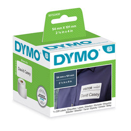 MACCHINE PER L'UFFICIO-ETICHETTATRICI E ACCESSORI-DYMO-Rotolo 220 Etichette Spedizione/Badge 54x101mm per LW 990140-venduto-da-Tonerpro