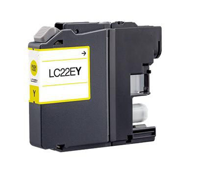 Brother mfc-j5920dw cartridge - Compatible - Yellow - LC-22EY 1,200 A4 pages