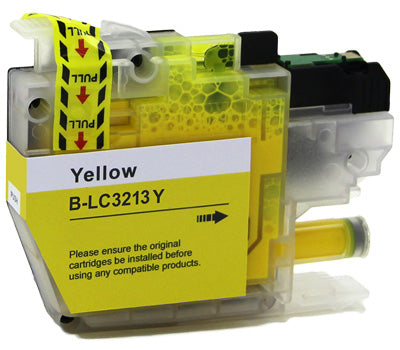 Brother DCP-J772DW DCP-J774DW MFC-J890DW MFC-J895DW MFC-J491DW Cartridge - Compatible - Yellow - LC3213Y 200 A4 pages