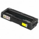 Ricoh Toner 406055 406106 406768407643 Infotec SP C 220 SP C 222 DN SP C 222 SF Lanier SP C SP C 222 DN Nas - Remanufactured - Yellow - EPC1700Y 406106 2,000 A4 pages