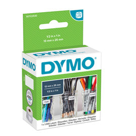 MACCHINE PER L'UFFICIO-ETICHETTATRICI E ACCESSORI-DYMO-Rotolo 1000 Etichette MULTIUSO RIMOV. 13X25MM X DYMO LW 113530-venduto-da-Tonerpro