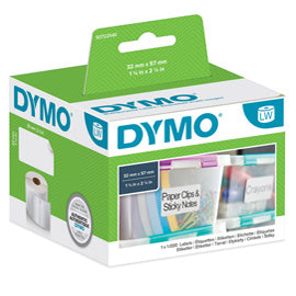 MACCHINE PER L'UFFICIO-ETICHETTATRICI E ACCESSORI-DYMO-Rotolo 1000 Etichette MULTIUSO RIMOV. 57X32MM X DYMO LW 113540-venduto-da-Tonerpro