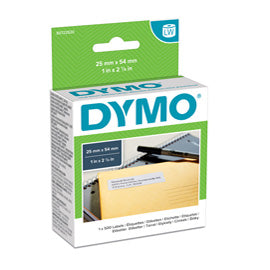 MACCHINE PER L'UFFICIO-ETICHETTATRICI E ACCESSORI-DYMO-Rotolo 500 Etichette BIANCHE 25X54MM DYMO LW X INDIRIZZI 113520-venduto-da-Tonerpro