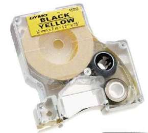 DYMO Labels 12mmX7m DYMO-500TS Electronic labelling - Compatible - Yellow - PD45018 S0720580 from A4 pages