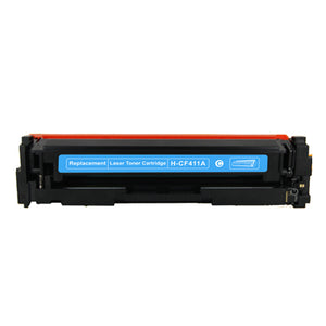 Toner HP m452dn m452nw mfp m477fdn mfp m477fdw mfp m477fnw mfp m377dw - Compatibile - Ciano - CF411A da 2.300 pagine A4