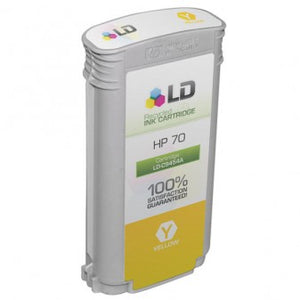 Cartuccia HP Z2100 Z3100 Z3200 Z5200 Z5400 - Compatibile - Giallo - C9454A 70 da 130mL pagine A4