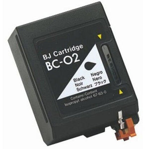Cartuccia Canon bj 100 200 200e 200ex 230 bjc 150 210 240 250 251 255 1000 1010 fax b200s b310 b320 b340 b360 t - Rigenerata - Nero -  BC02 da 640 pagine A4