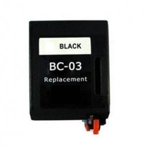 Cartuccia Canon faxphone b45 b95 b540 b550 b640 fax b100 b110 b120 b122 b140 b150 b155 b820 b822 b840 multipass - Rigenerata - Nero -  BC03 da 640 pagine A4