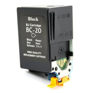 Cartuccia Canon s100 s100sp bjc-2000 2000sp 2100 2110 2115 2120 2125 4000 4100 4200 4300 4310sp 4400 4550 4650  - Rigenerata - Nero -  BC20 da 1.000 pagine A4