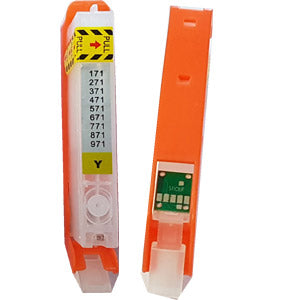 Cartuccia Canon mg6850 mg6851 mg6852 mg6853 mg7750 mg7751 mg5750 mg5751 mg5752 mg5753 - Compatibile - Giallo - RC-CLI571Y da 150 pagine A4