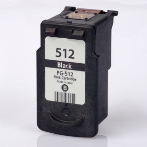 Cartuccia Canon pixma mp 240 mp 260 mx 320 mx 330 mp 270 mp 490 mp 250 ip 2700 mx 340 mx 350 mp 480 mp 280 mp 4 - Rigenerata - Nero -  PG512 da 350 pagine A4