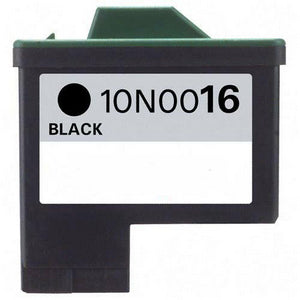 Cartuccia Lexmark z13 z23 z33 i3 z35 z34 x75 x72 x1150 z605 z604 x1130 x1140 z602 z603 x1160 x1180 z615 x2250 x11 - Rigenerata - Nero - 10N0016 da 350 pagine A4
