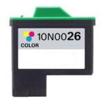 Cartuccia Lexmark z13 z23 z33 i3 z35 z34 x75 x72 x1150 z605 z604 x1130 x1140 z602 z603 x1160 x1180 z615 x2250 x11 - Rigenerata - Tricromia (Kit 3 Colori) - 10N0026 da 640 pagine A4