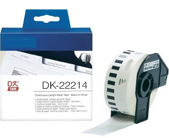 Nastro Brother P-Touch QL 1000 QL 1050 QL 1050 N QL 1060 N QL 500 QL 500 A QL 500 BS QL 500 BW QL 500 QL 550 Q - Compatibile - White - K22214 da  pagine A4