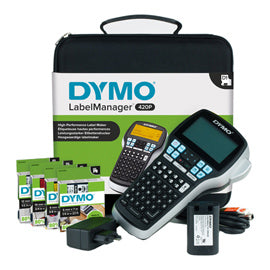 MACCHINE PER L'UFFICIO-ETICHETTATRICI E ACCESSORI-DYMO-KIT ABC Etichettatrice LABELMANAGER 420P DYMO-venduto-da-Tonerpro