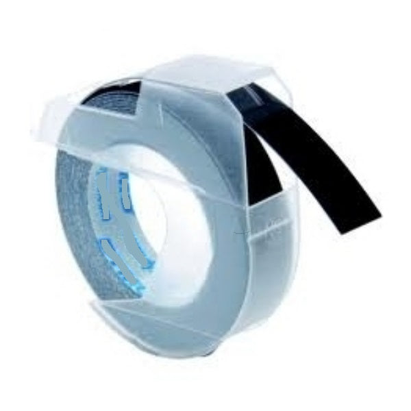 DYMO Embossing Label Dymo Jor Dymo Omega - Compatible - Black - S0898130 from 9MMx3M A4 pages