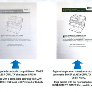 OKI 01283601 - Tamburo Ricostruito per ES4131 ES4161 ES4191 ES4132 ES5112 ES4192 ES5162 dnw - Nero - 25.000 pagine A4
