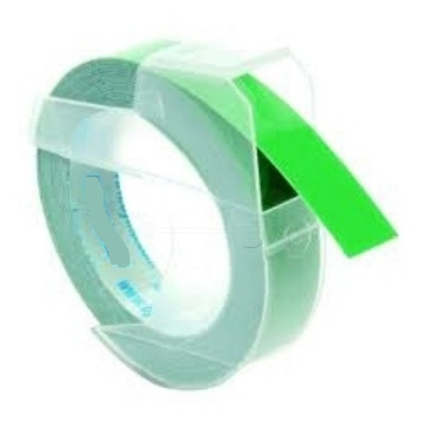 DYMO Embossing Label Dymo Jor Dymo Omega - Compatible - Green - S0898160 from 9MMx3M A4 pages