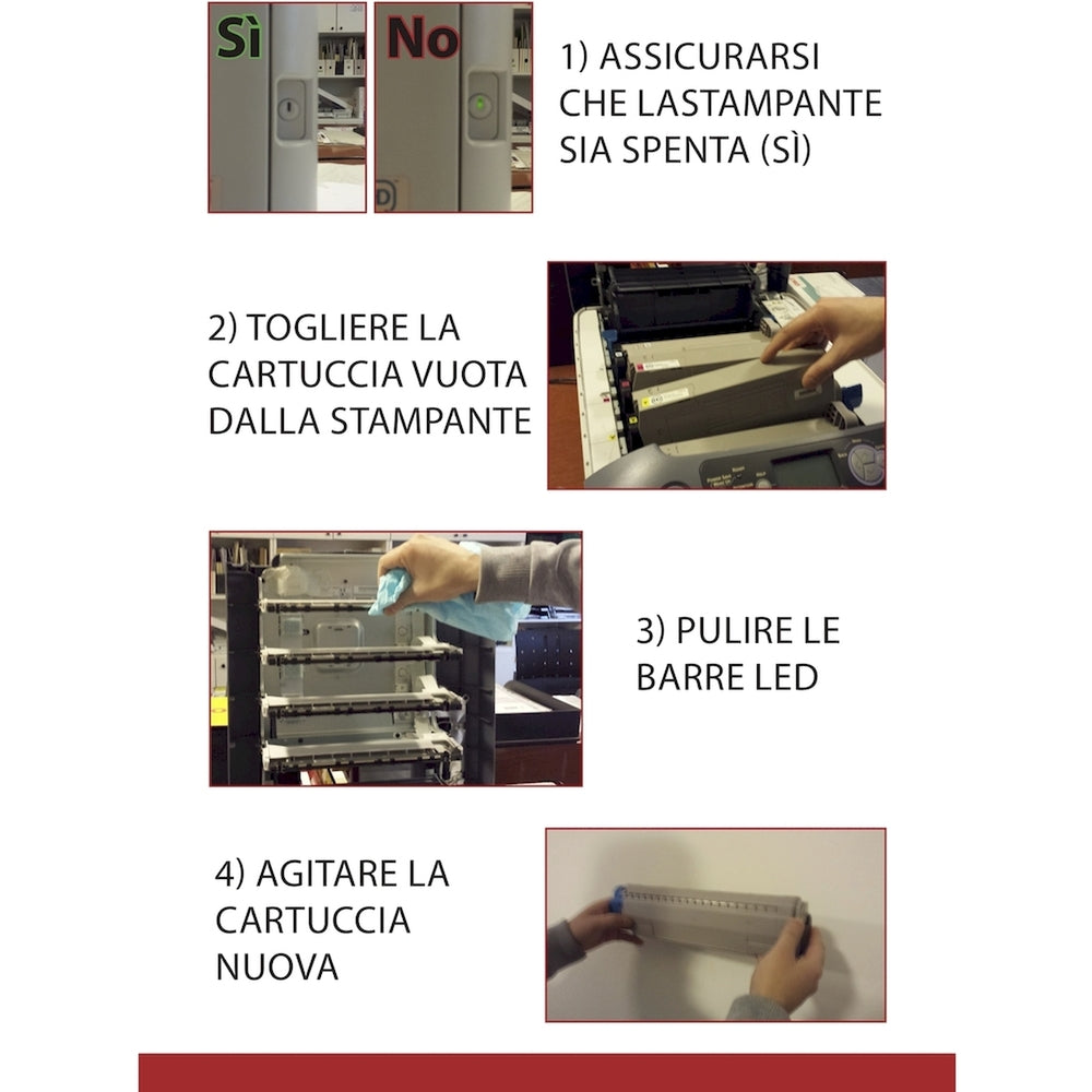 Toner Olivetti Vaschetta recupero - Compatibile - Nero - B0954BK da 3.500 pagine A4