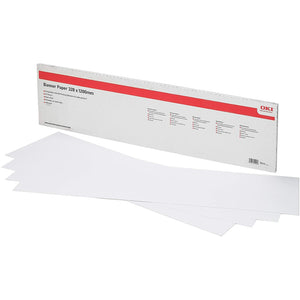 OKI Banner Media SRA3 32.8x120 120g/m2 - Original - White - 9004552 100 A4 sheets