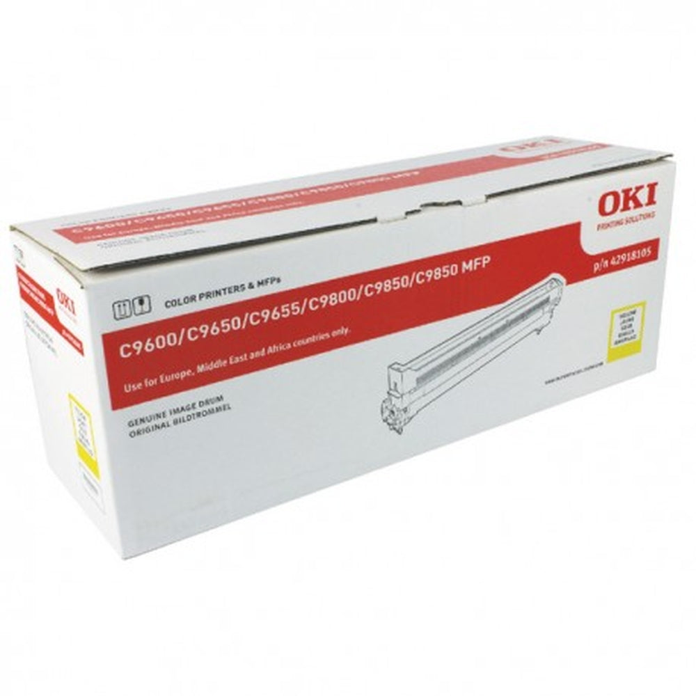 Tamburo OKI C9600 C9650 C9655 C9800 C9850 - Originale - Giallo - 42918105 da 30.000 Pagine A4