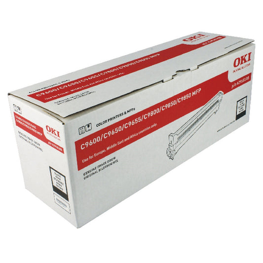 Tamburo OKI C9600 C9650 C9655 C9800 C9850 - Originale - Nero - 42918108 da 30.000 Pagine A4