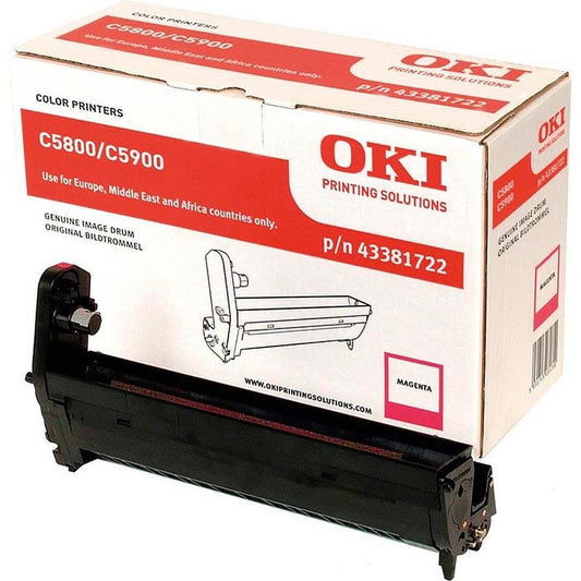 Tamburo OKI C5800 C5900 C5550MFP - Originale - Magenta - 43381722 da 20.000 Pagine A4