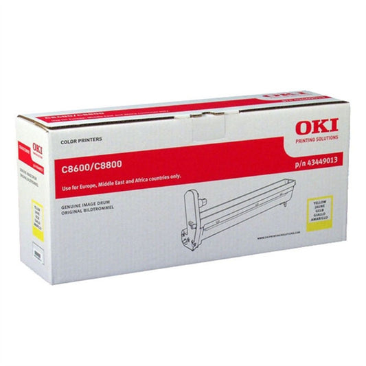 Tamburo OKI C8600 C8800 - Originale - Giallo - 43449013 da 20.000 Pagine A4