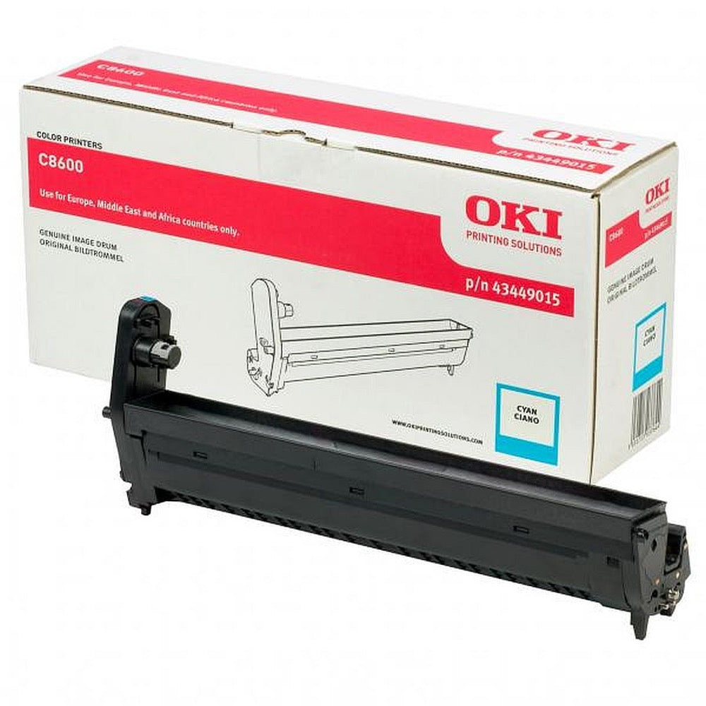 Tamburo OKI C8600 C8800 - Originale - Ciano - 43449015 da 20.000 Pagine A4