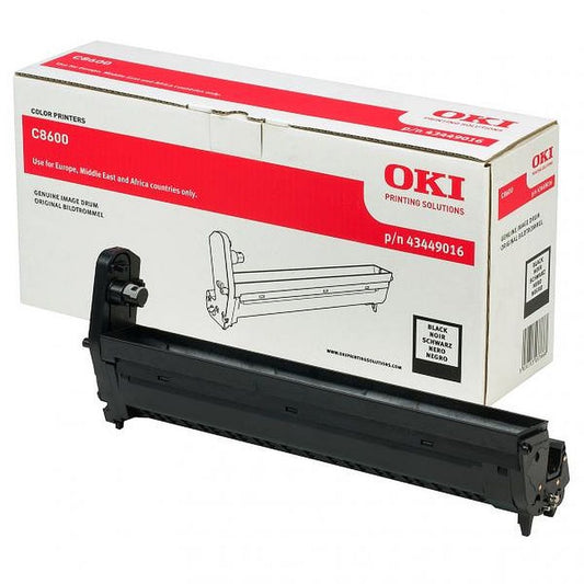 Tamburo OKI C8600 C8800 - Originale - Nero - 43449016 da 20.000 Pagine A4