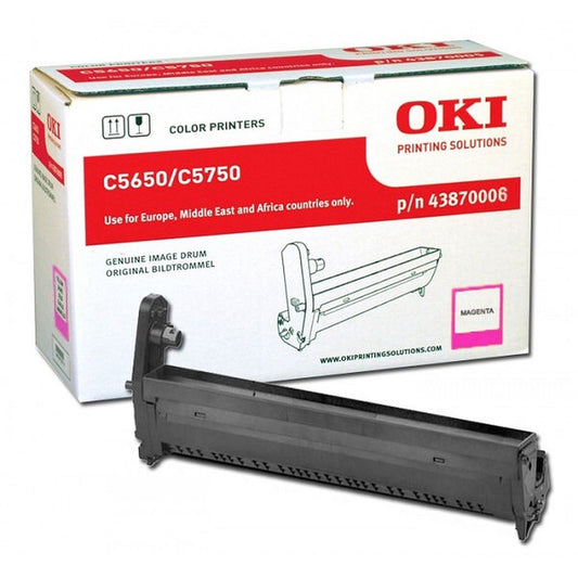 Tamburo OKI C5650 C5750 - Originale - Magenta - 43870006 da 20.000 Pagine A4