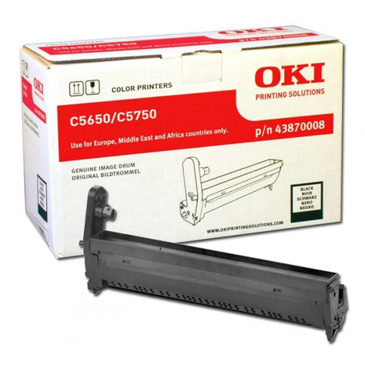 Tamburo OKI C5650 C5750 - Originale - Nero - 43870008 da 20.000 Pagine A4