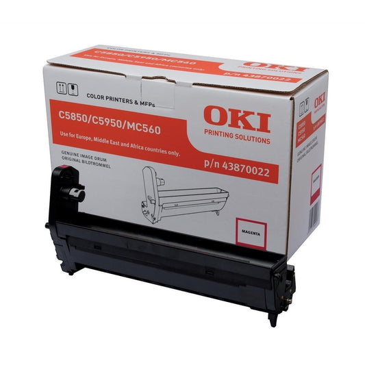 Tamburo OKI C5850 C5950 MC560 - Originale - Magenta - 43870022 da 20.000 Pagine A4