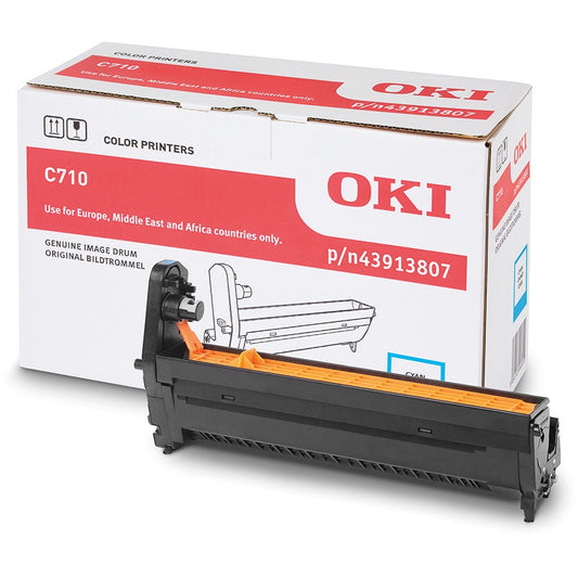 Tamburo OKI C710 - Originale - Ciano - 43913807 da 15.000 Pagine A4