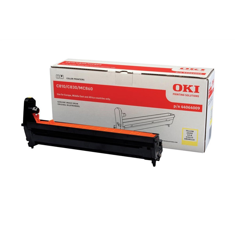 Tamburo OKI C810 C830 MC860 MC851 MC861 C801 C821 - Originale - Giallo - 44064009 da 20.000 Pagine A4