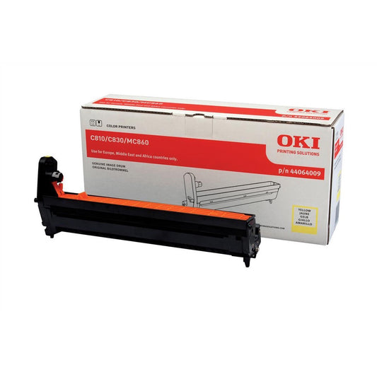OKI C810 C830 Drum MC860 MC851 MC861 C801 C821 - Original - Yellow - 44064009 20,000 A4 Pages