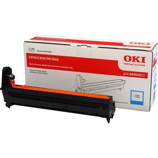 OKI Drum C810 C830 MC860 MC851 MC861 C801 C821 - Original - Cyan - 44064011 20,000 A4 Pages