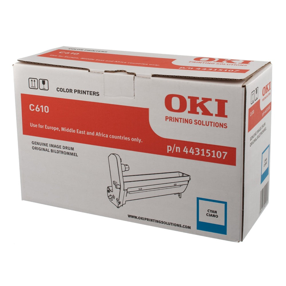 OKI C610 Drum - Original - Cyan - 44315107 20,000 A4 Pages