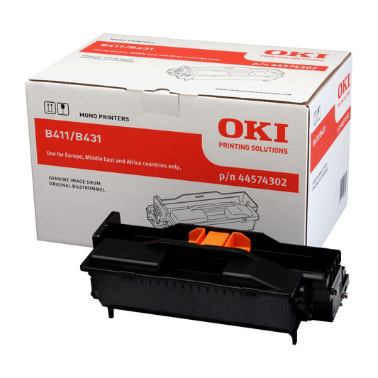 Tamburo OKI B412 B432 B512 MB472 MB492 MB562 B411 B431 MB461 MB471 MB491 - Originale - Nero - 44574302 da 25.000 Pagine A4