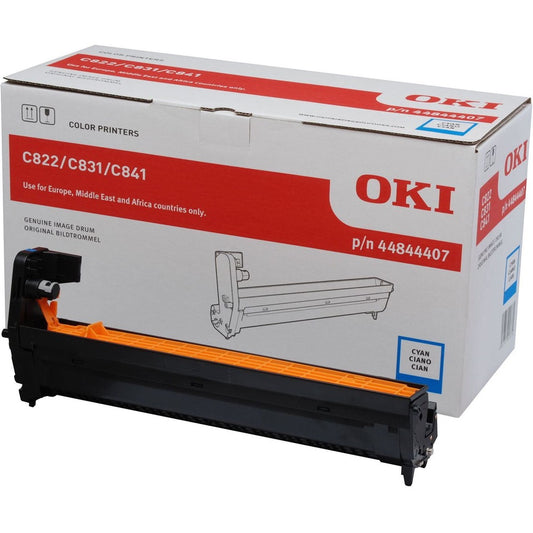 Tamburo OKI C822 C831 C841 - Originale - Ciano - 44844407 da 30.000 Pagine A4