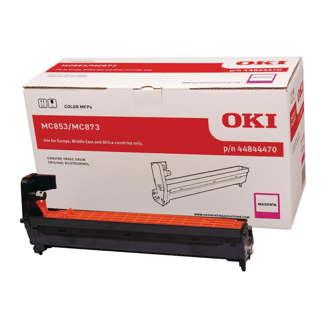 Tamburo OKI MC853 MC873 MC863 MC883 - Originale - Magenta - 44844470 da 30.000 Pagine A4