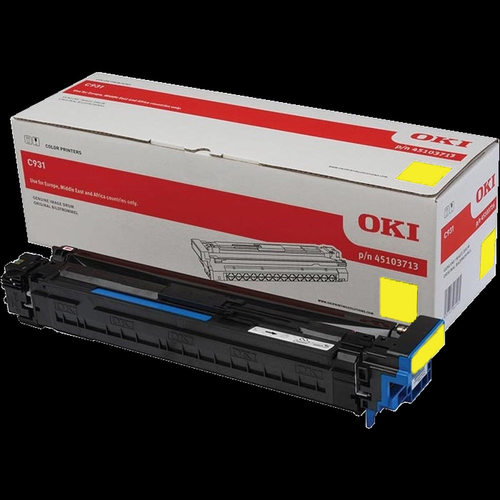 Tamburo OKI C931 C911 - Originale - Giallo - 45103713 da 40.000 Pagine A4