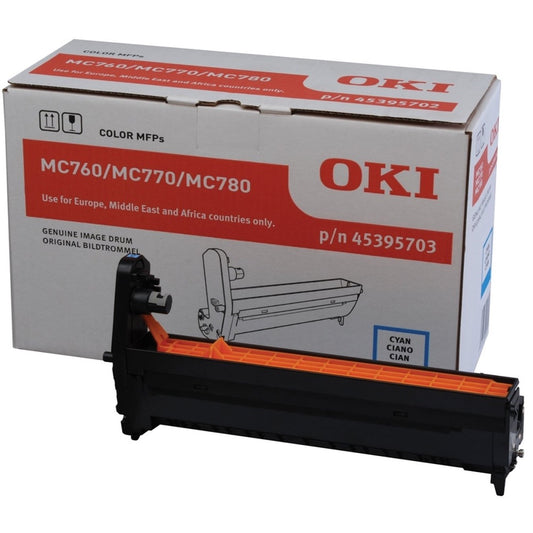 OKI MC760 MC770 MC780 Drum - Original - Cyan - 45395703 30,000 A4 Pages